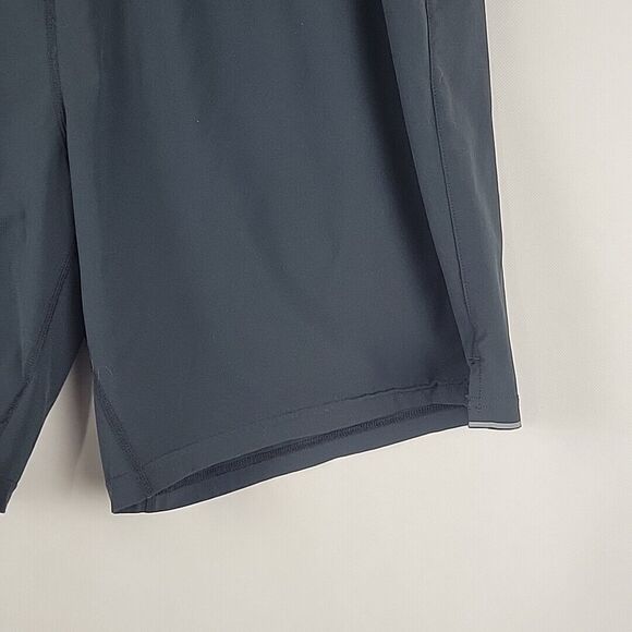 Smartwool Merino Blend Lined 8" Shorts Mens XL Black Running Athletic Reflective - Picture 5 of 10